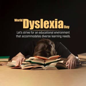 World Dyslexia Day - UK flyer