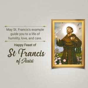 Feast of St Francis of Assisi - UK post