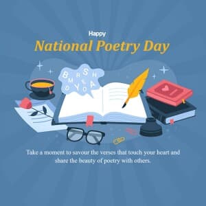 National Poetry Day - UK event poster