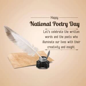 National Poetry Day - UK banner