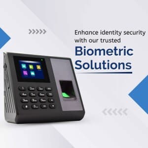 Biometric System business flyer