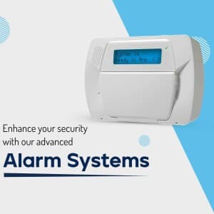 Alarm System promotional template