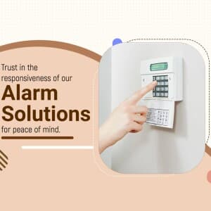 Alarm System promotional poster