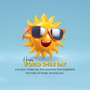 World Smile Day - UK event poster