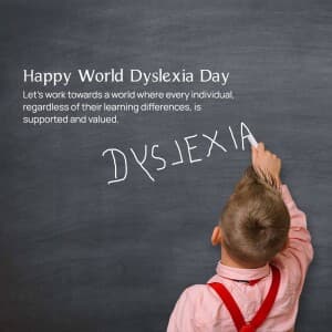 World Dyslexia Day - UK post