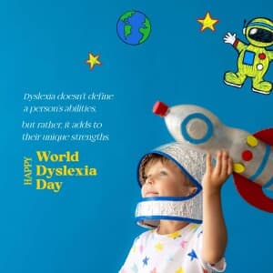 World Dyslexia Day - UK poster