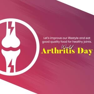 World Arthritis Day poster