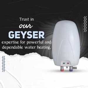 Geyser business flyer