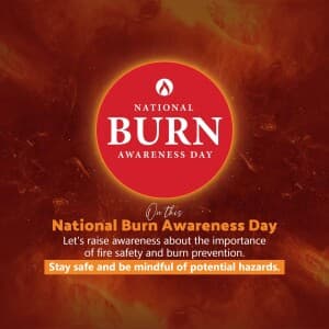 National Burn Awareness Day - UK illustration