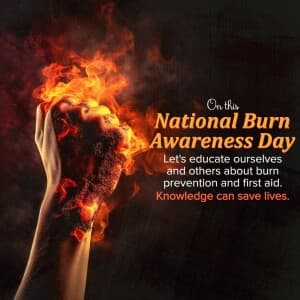 National Burn Awareness Day - UK graphic