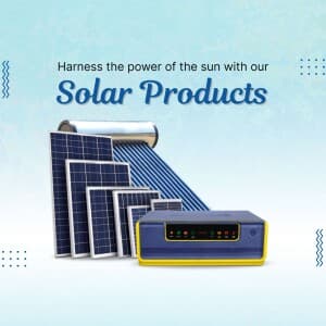 Solar Products marketing post