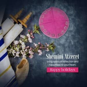 Shemini Atzeret - UK illustration