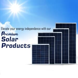 Solar Products template