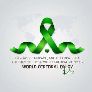 World cerebral palsy day image