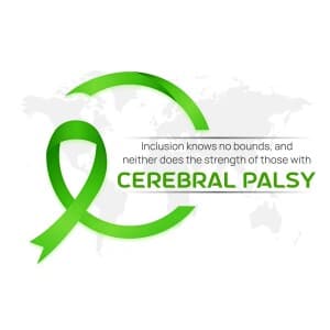 World cerebral palsy day flyer
