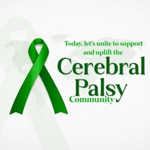 World cerebral palsy day graphic