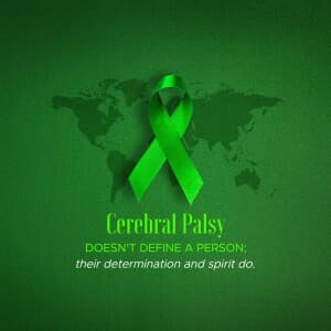 World cerebral palsy day poster