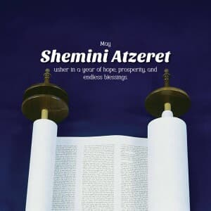 Shemini Atzeret - UK image