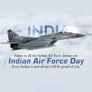 Indian Air Force Day post