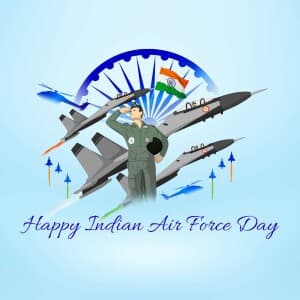 Indian Air Force Day banner