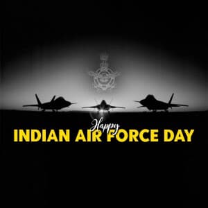 Indian Air Force Day flyer