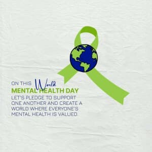 World Mental Health Day - UK flyer