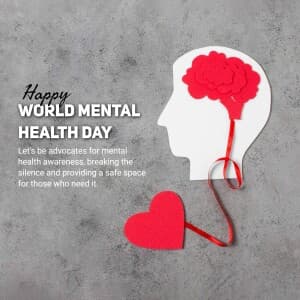 World Mental Health Day - UK event poster