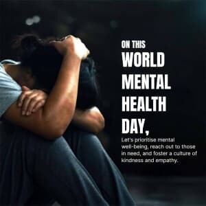 World Mental Health Day - UK poster