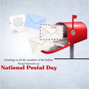 National Postal Day banner