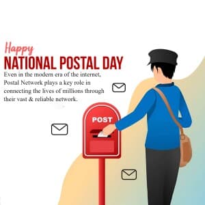 National Postal Day poster