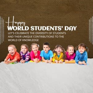 World Students' Day - UK graphic