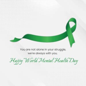 World Mental Health Day flyer