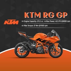 KTM Two Wheeler flyer