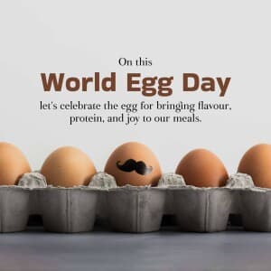 World Egg Day event poster