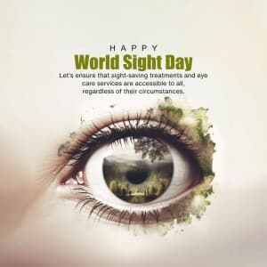 World Sight Day - UK flyer