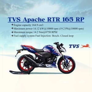 TVS Two Wheeler poster