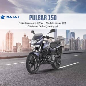 Bajaj Two Wheeler promotional template