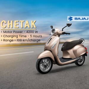 Bajaj Two Wheeler facebook banner