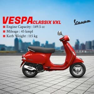 Vespa flyer