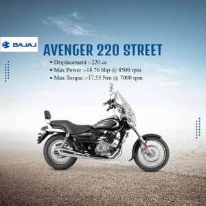 Bajaj Two Wheeler promotional poster