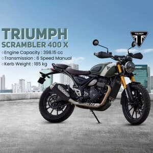 Triumph promotional images
