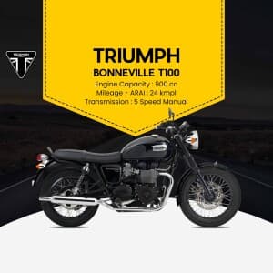 Triumph facebook ad