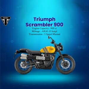 Triumph instagram post