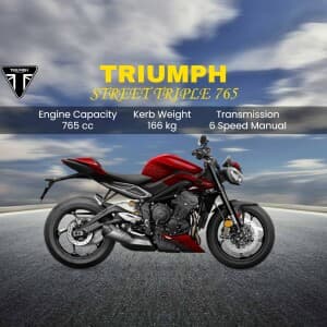 Triumph marketing poster