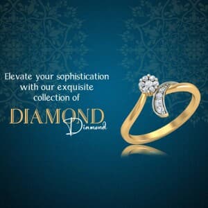 Diamond Jewellery promotional poster