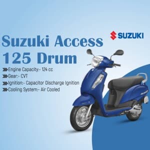 Suzuki Two Wheeler poster