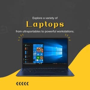 Laptops promotional post