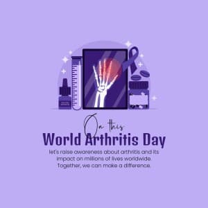 World Arthritis Day - UK graphic