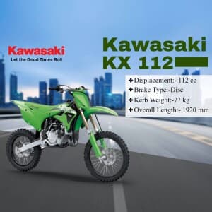 Kawasaki Two Wheeler template