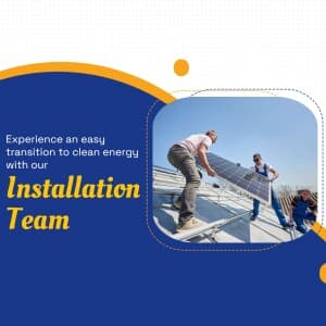 Solar Installation Service marketing post